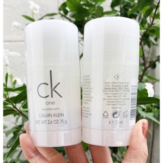 ผลิตภัณฑ์ระงับกลิ่นกาย Calvin Klein CK One Deodorant Stick 75g.