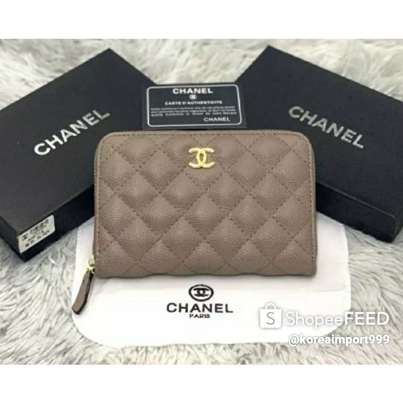 Chanel Caviar Zippy Medium Wallet