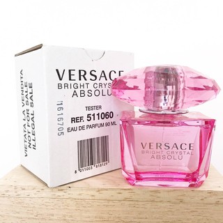 น้ำหอม Versace Bright Crystal Absolu Eau de Parfum  90ml (Tester Box)