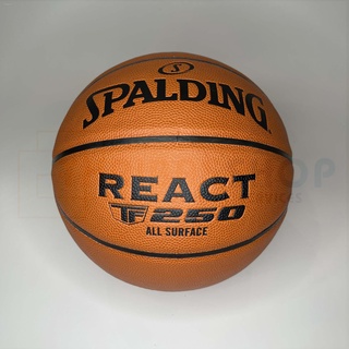 [ของแท้ 100%] ลูกบาส Spalding TF-250 ของแท้ เบอร์7 แถมที่สูบ Autentic 100% all surface(indoor/outdoor) เหมาะกับทุกสภาพสน