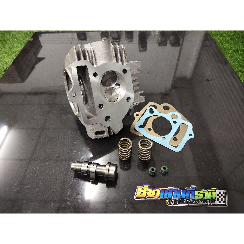 ฝาวาล์ว ดรีม100/w100/w110คาบู ลูก53-57มิล ชุดฝาสูบวาล์วโต เวฟ100/เวฟ110คาบู/ดรีม100 ฝาสูบครบชุด w100