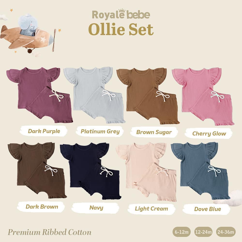 ROYALE BEBE - OLLIE SHORT SET