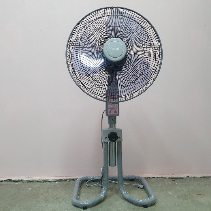 พัดลมอุตสาหกรรม 16 นิ้ว [แบบ ขากบ] ยี่ห้อ Naruto