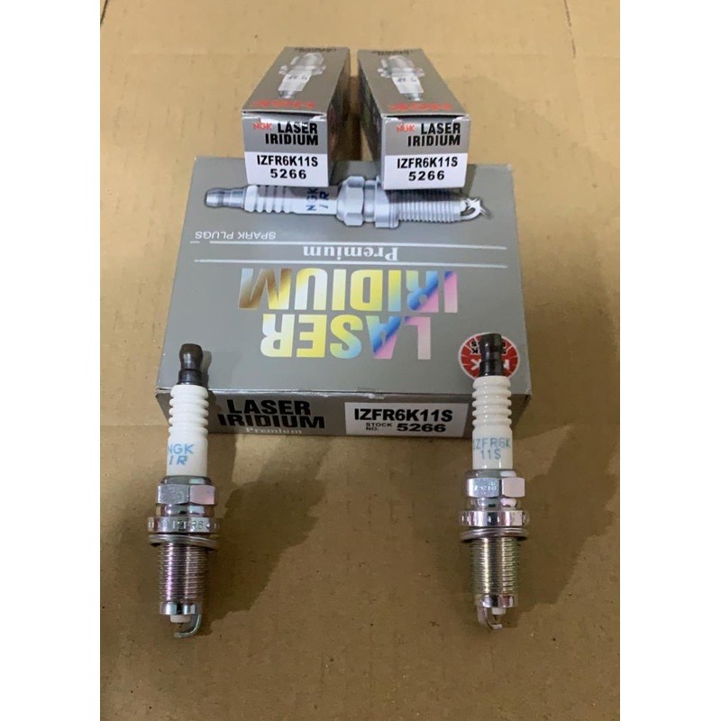 NGK IZFR6K11-S 5266 LASER IRIDIUM SPARK PLUG (1 ชุด 4 ชิ้น)
