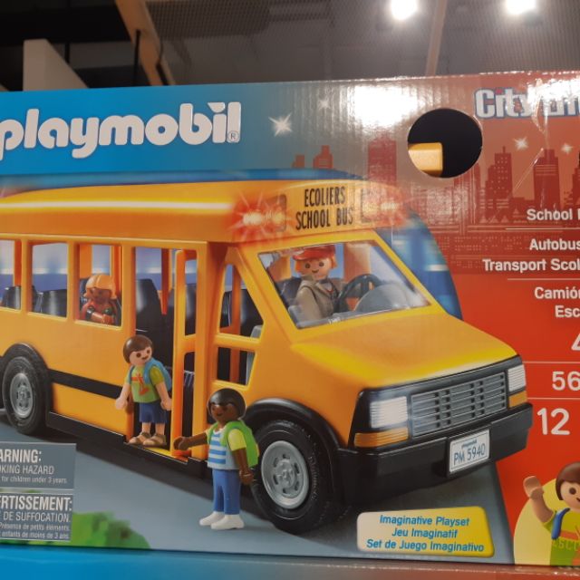 playmobil school bus 5680