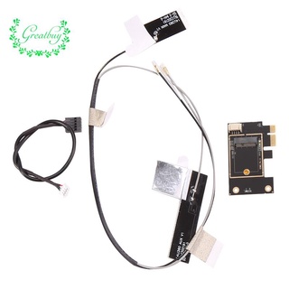 อะแดปเตอร์การ์ดเครือข่ายไร้สาย M.2 Wifi M2 NGFF Key a E เป็น PCI Express PCI-E 1X NGFF รองรับ 2230 สําหรับ AX200 9260AC 8265AC