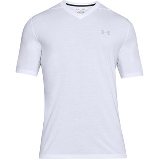 เสื้อออกกำลังกายผู้ชาย UA THREADBORNE VNECK SS