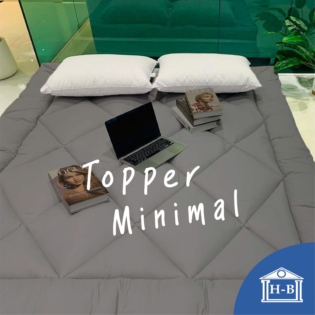 Home Best Topper Minimal (Diamond) ราคาคุ้มค่า สไตล์เกาหลี ท็อปเปอร์หนา 2-3 นิ้ว ที่นอน mattress 3.5