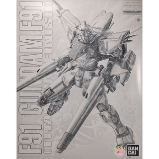 Bandai Gundam MG 1/100 Gundam F91 Ver 2.0 Titanium Finish Model Kit