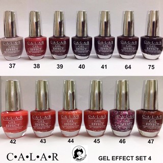 สีทาเล็บเจล CALAR Set 4 สีเจล แบบพิเศษไม่ต้องเข้าเครื่องอบ ( 12 สี )