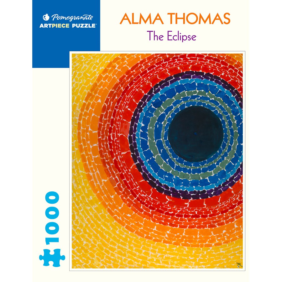 [จัดส่งฟรี] จิ๊กซอว์  Pomegranate ภาพ The Eclipse จิตรกร Alma Thomas จำนวน 1000 ชิ้น