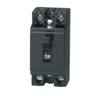 ราคาพิเศษ!! PANASONIC เบรกเกอร์ 2P 30A รุ่น BS1113YT HB 30A สีดำ Circuit Breakers &amp; Consumer Units