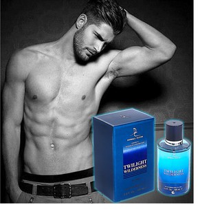 Twilight Wilderness For Men EAU DE Toilette 100ml. น้ำหอมผู้ชายกลิ่นหอมเร่าร้อนผสานความเซ็กซี่น่าค้นหาในแบบหนุ่มเพลย์บอย