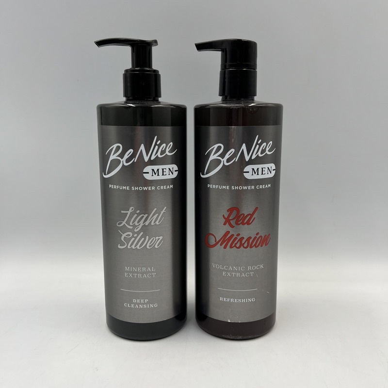 Benice Men บีไนซ์ ครีมอาบน้ำสำหรับผู้ชาย ขนาด 450ml หัวปั๊ม