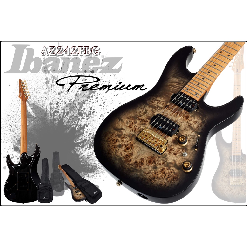 กีตาร์ไฟฟ้า Ibanez AZ-PREMIUM รุ่น AZ242PBG-CKB Premium Series