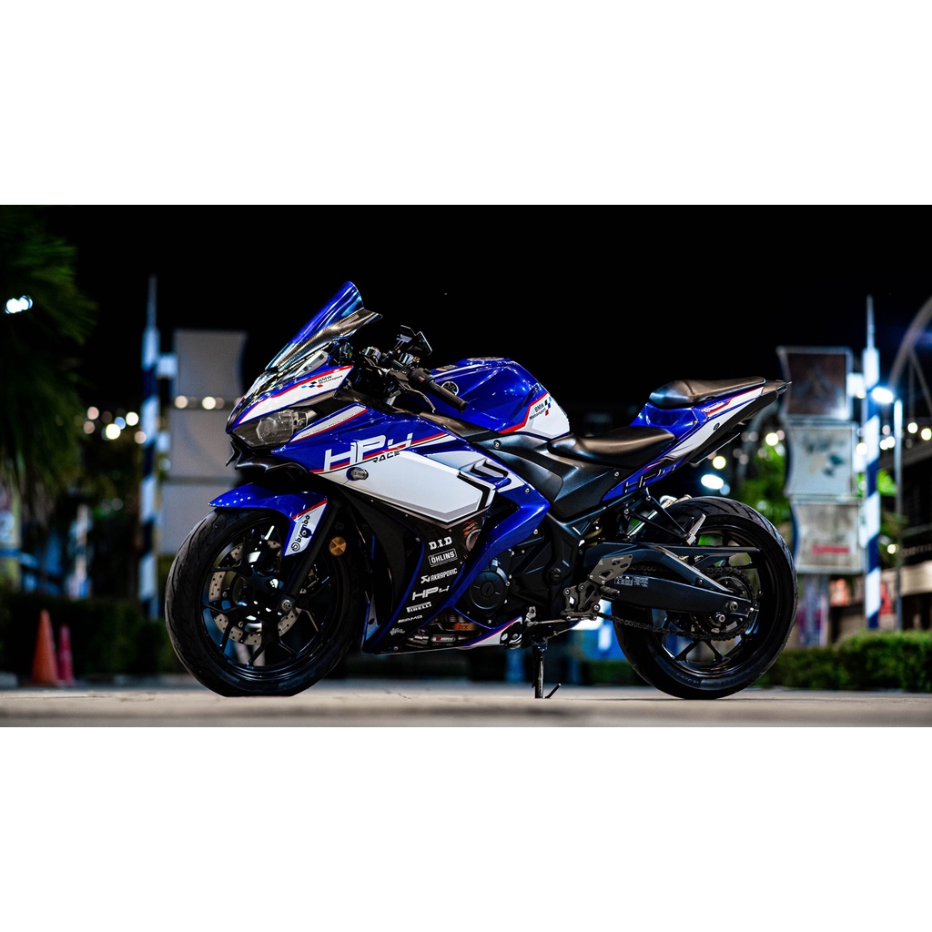 สติ๊กเกอร์ Yamaha YZF R3 ลาย HP4 (โมเดลเก่า)