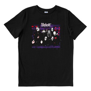 เสื้อยืดผ้าฝ้ายพิมพ์ลายแฟชั่น Slipknot - กลุ่มสีม่วง | เสื้อยืด พิมพ์ลายวงดนตรี | เพลงเมอร์ช | Unisex |วงดนตรี MERCH | เ