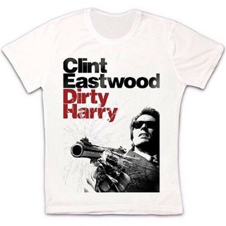 GILDAN เสื้อยืด พิมพ์ลาย Dirty Harry 70s Movie Clint Eastwood สไตล์วินเทจย้อนยุค ของขวัญวันเกิด สําหรับผู้ชาย และผู้หญิง