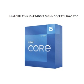 Intel CPU Core i5-12400 2.5 GHz 6C/12T LGA-1700ประกันศูนย์ไทย 3ปี