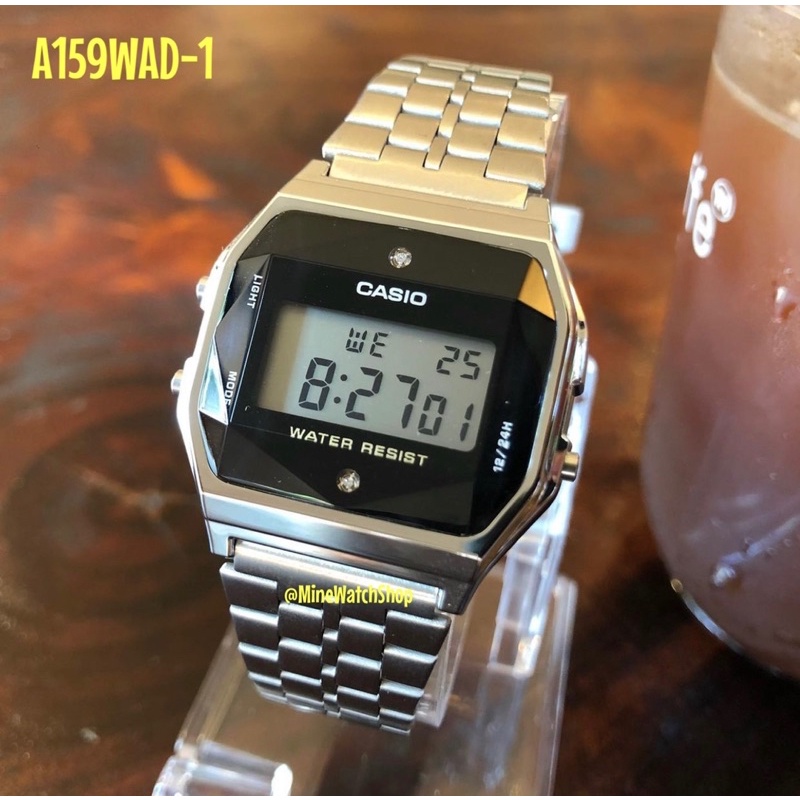 Casio นาฬิกาข้อมือ รุ่นA159WAD-1DF