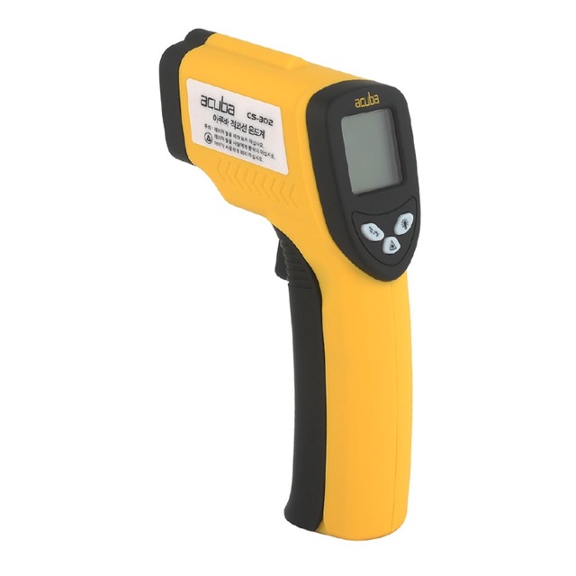 (สีเหลือง) ACUBA CS-302 Industrial Digital Laser Infrared Thermometer ...