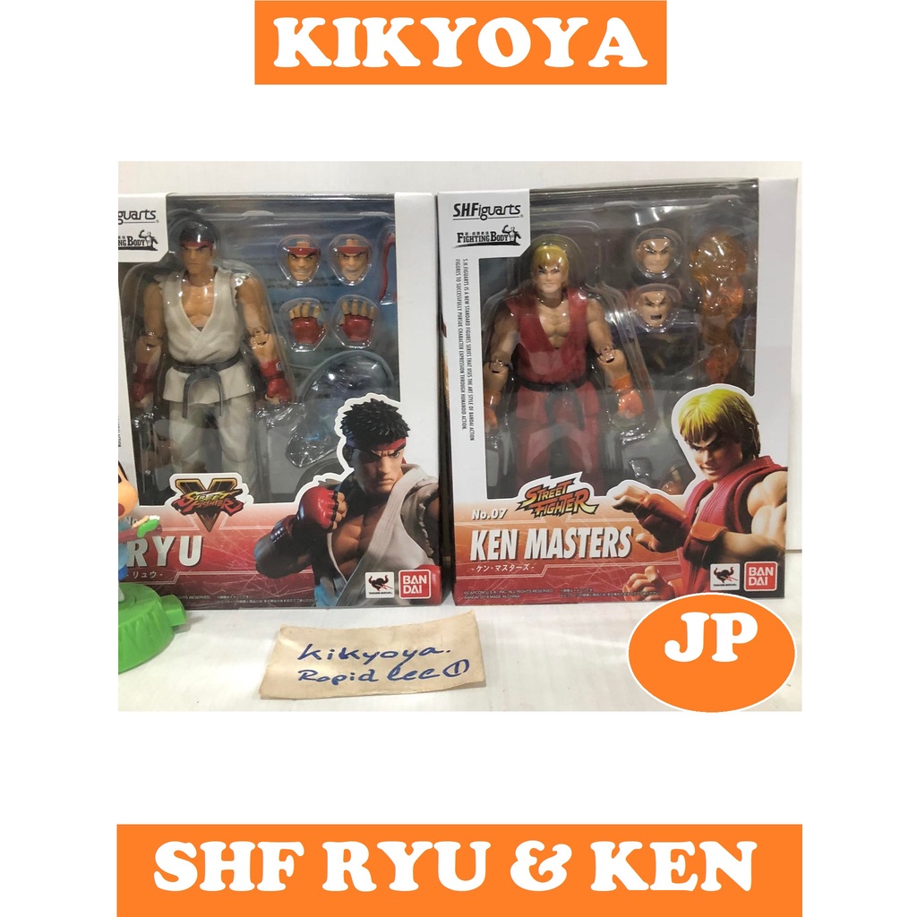 S.H. Figuarts - Ryu + Ken  "Street Fighter" SHF LOT JP HK