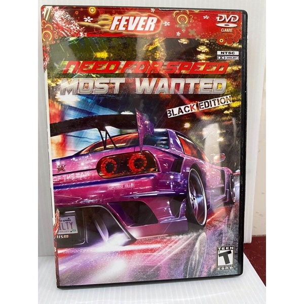 แผ่นเกม PS2 Need for speed most wanted(black edition)