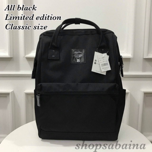 Anello แท้100% All black Limited Regular & Large size (แถมตุ๊กตา)