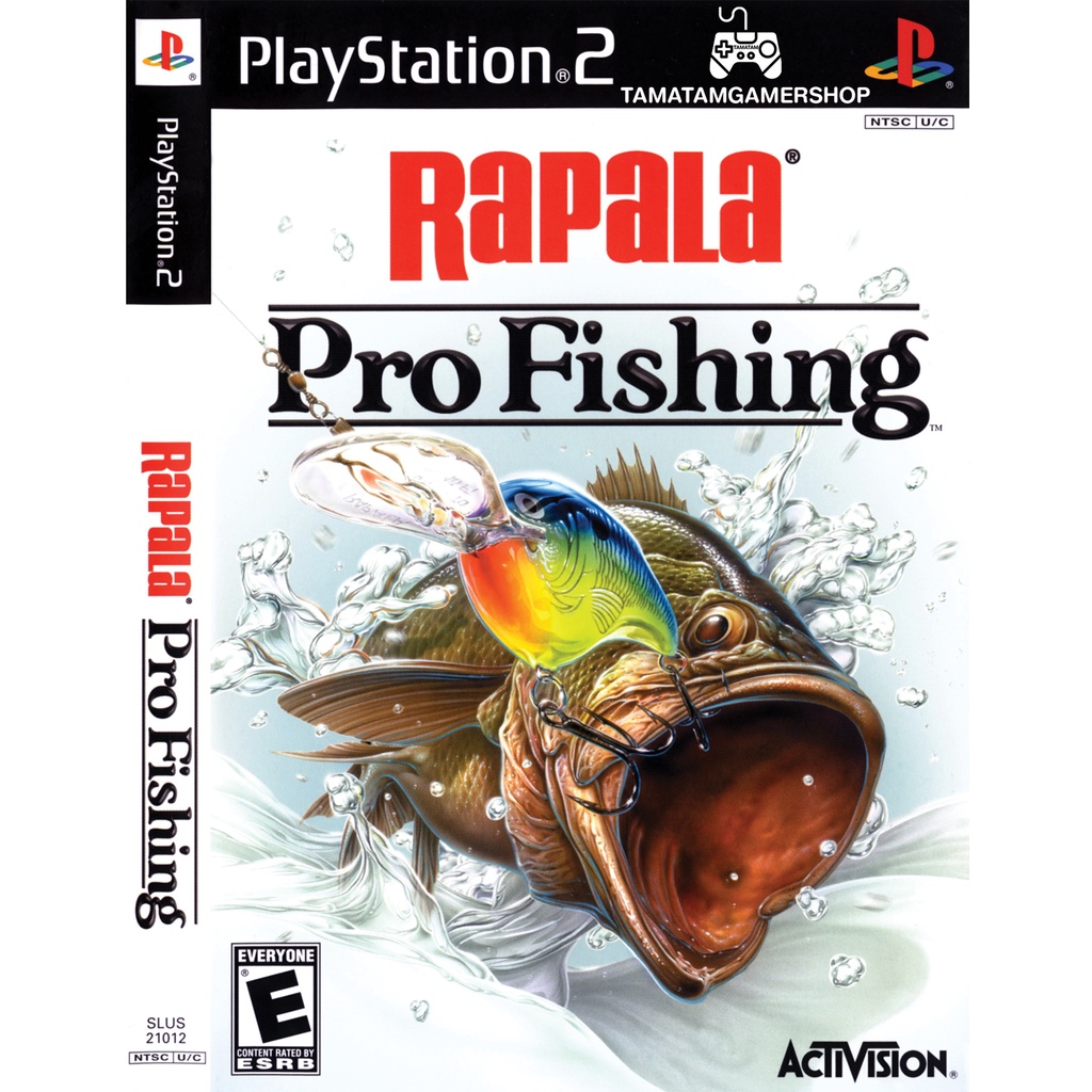 Rapala Pro Fishing PS2 แผ่นเกมส์ps2 เกมเพล2 เกมตกปลา