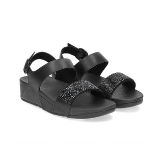 Fitflop Womens Sparklie Crystal Back-Strap Slide สี Black