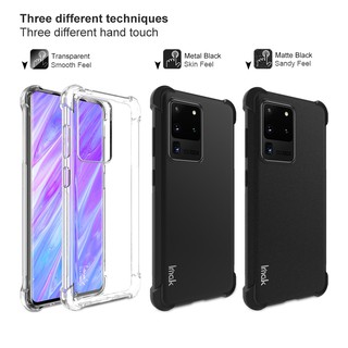 [ของแท้] IMAK Case เคส Samsung Galaxy S20 Ultra 5G Series ป้องกันการกระแทกป้องกันการกระแทกถุงลมนิรภัย Samsung S20 Ultra 5G เคส case Samsung ปกอ่อนมือถือเคสใสกันกระแทก Samsung S20Ultra 5G เคสโทรศัพท์มือถือป้องกันการกระแทกสำหรับ