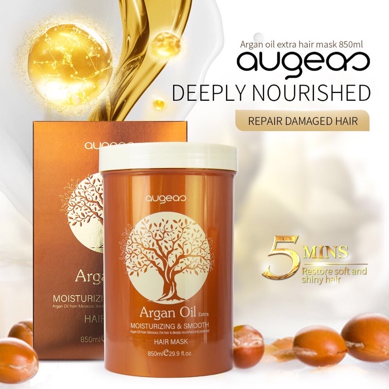 Augeas Argan Oil Mask มาส์คบำรุงผม ทรีทเม้นผม AUGEAS