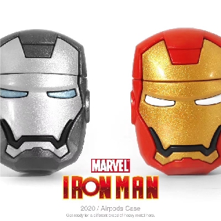 🎁ส่งของขวัญ🎁Iron Man ไอรอนแมน MARVEL เคส Airpods pro 1/2 Cartoon Airpod 3 Case ยางทำจากซิลิคอน ป้องกัน กรณี น่ารัก gen