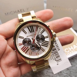 New👉🏻นาฬิกา Michael korแท้💯%รหัส5838 รุ่นนี้ขายดีสินค้าได้มาแค่2 เรือนลดราคาพิเศษเลยจร้า