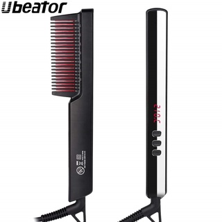 Ubeator เครื่องหนีบผมไฟฟ้า - แปรงเซรามิค ทําความร้อน อุณหภูมิ รวดเร็ว เรียบลื่น ผมร้อน Com