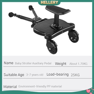 [Hellery] บอร์ดเครื่องร่อน 2 In 1 สําหรับรถเข็นเด็กทารก