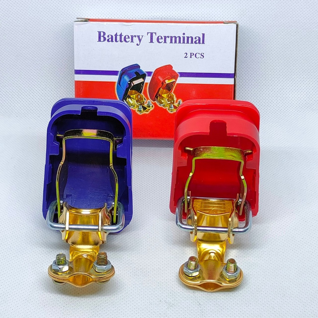 1คู่ ขั้วแบตปลดไว ทองเหลืองแท้  (ไม่ใช่งานชุป)  ร้านคนไทย ส่งของทุกวัน - รูปที่ 2
