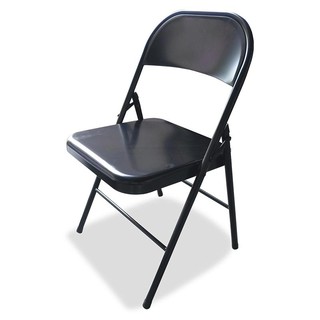 ✨ขายดี✨ เบสิโค เก้าอี้เหล็กพับ รุ่น 808H สีดำ BESICO Foldable Steel Chair 808H Model Black Color