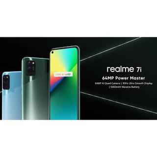 Realme 7i (Ram8/128GB)•เครื่องใหม่ศูนย์แท้ เคลียสตอค•มีแต่ประกันร้าน 1 เดือน
