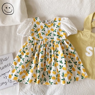 🍋🍋เดรสเลมอน🍋🍋  📮พร้อมส่ง** น่ารักมากๆ เกาหลีที่สุด ‼️