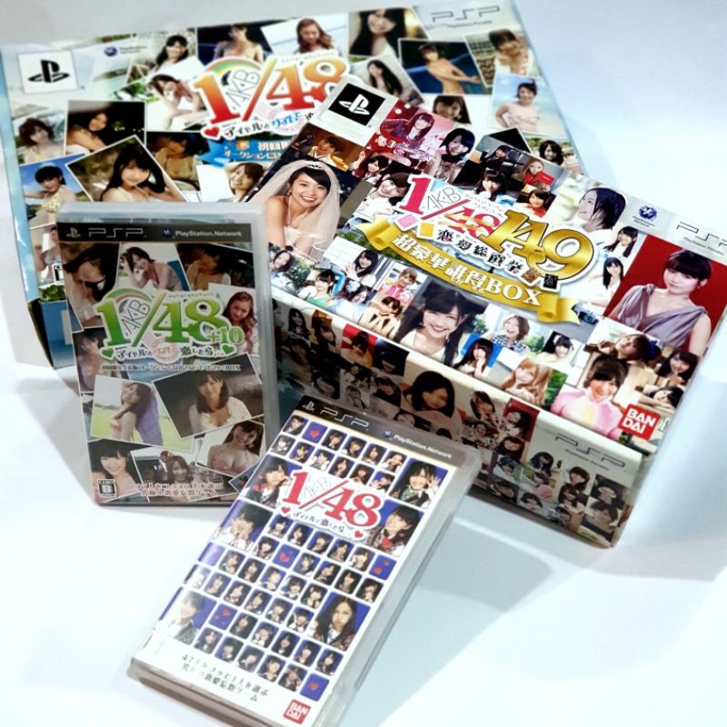 ⭐NEW Arrival⭐ AKB48  PSP Special Box set AKB 1/48 &amp;1/149 แผ่นเกมส์เครื่อง PSP เอเคบีพร้อมรูปสุ่มครบเซ็ต!