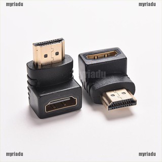 【MRDU】อะแดปเตอร์สายเคเบิล Hdmi มุมขวา ตัวผู้ เป็นตัวเมีย 270 90 องศา