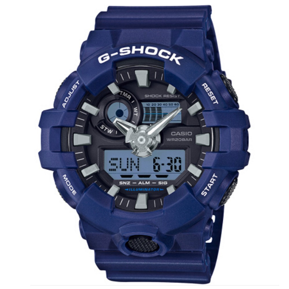 (ขายบ้า) Casio G-Shock GA-700 นาฬิกาข้อมือผู้ชายนาฬิกาสปอร์ตควอทซ์ GA-700-2A