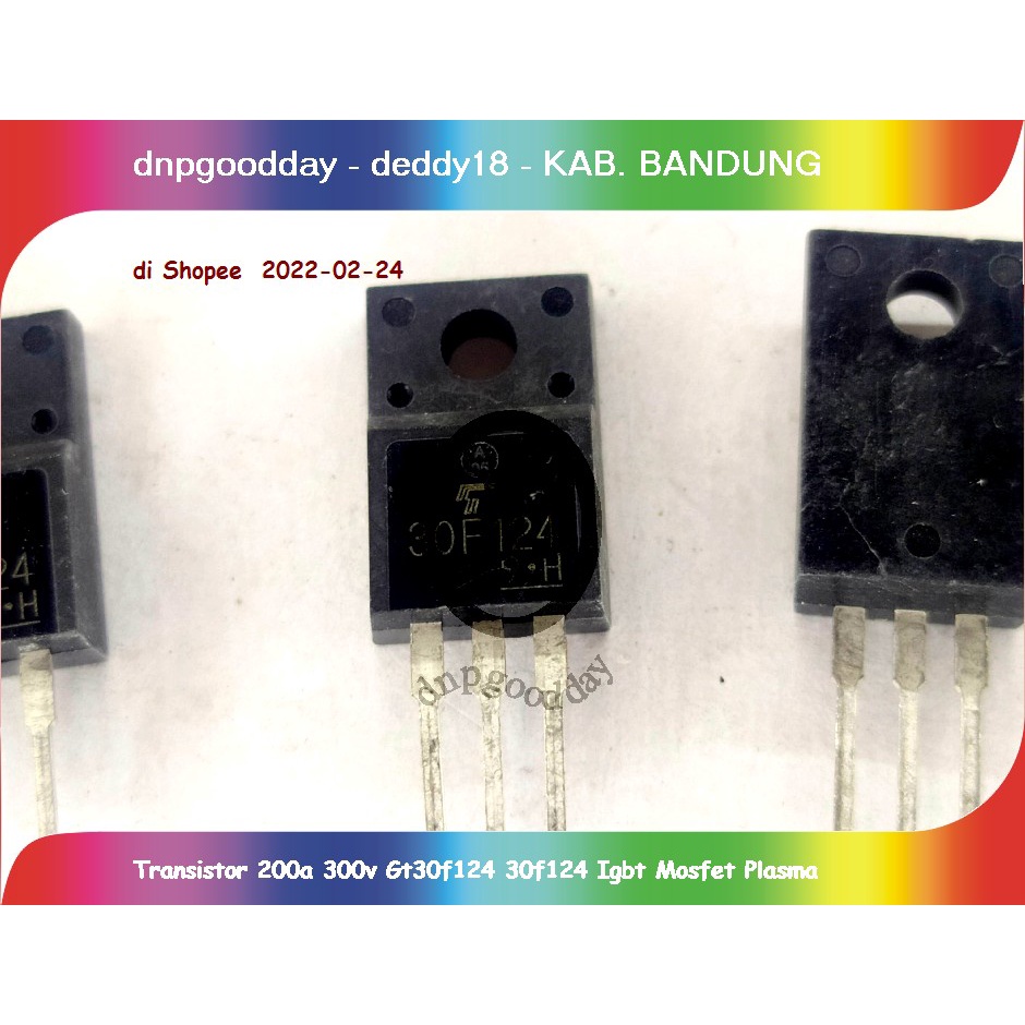 ทรานซิสเตอร์ 200a 300v Gt30f124 30f124 Igbt Mosfet Plasma