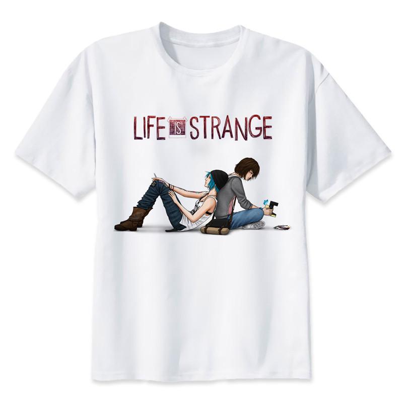 Life Is Strange เสื้อยืดลําลอง แขนสั้น พิมพ์ลาย pakaian