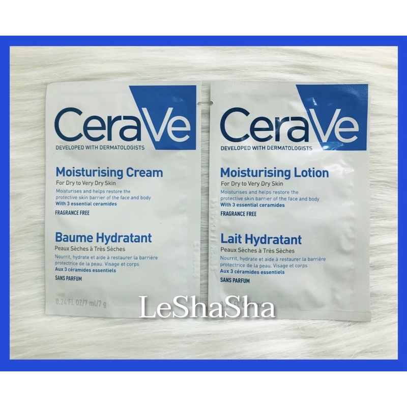 🔥ส่งทันทีได้‼️ผลิตฝรั่งเศส ของแท้ 100%🔥CERAVE Moisturising Cream Cerave Lotion Cerave Cream เซราวีคร