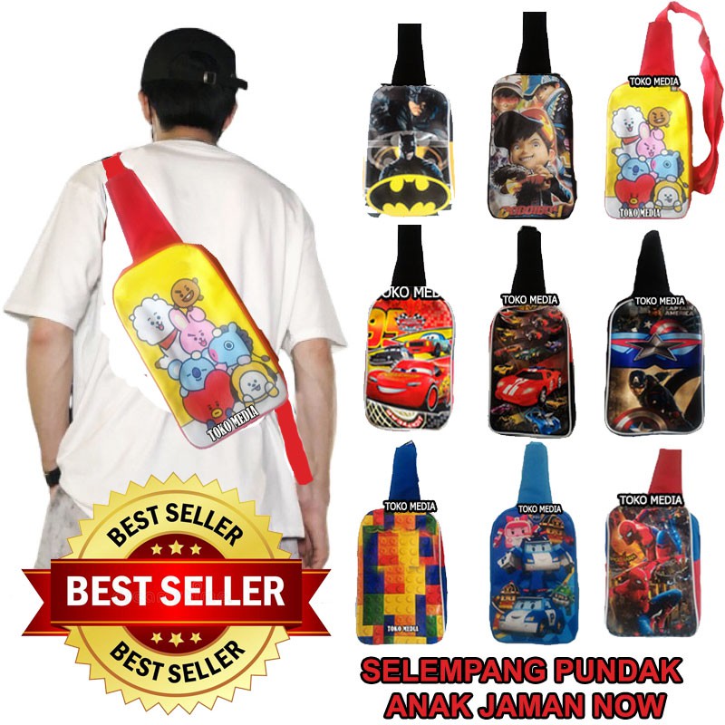 Boy / BOY Character Childrens Sling Shoulder Sling BAG (NOT A SCHOOL BAG)