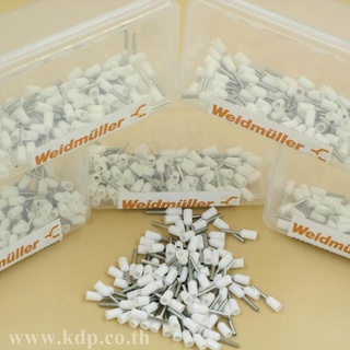 หางปลาหุ้ม แบบหุ้มปลายสาย Size : 0.75 Sqmm.รุ่น PKC 7512 สีขาว (500 ชิ้น)