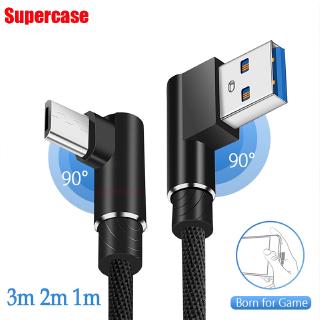 1M 2M 3M 90 Degree Usb Cable Micro Usb Fast Charge 2m For Samsung Galaxy J8 J4 J6 Plus Huawei Y7 Y9 2019 Charger Cord