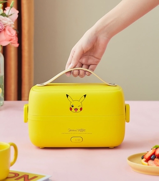 กล่องอุ่นอาหาร Midea heated lunch box can be plugged in for office workers to keep warm